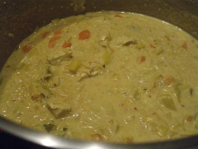 Rezept: Kokos-Sesam-Suppe mit Huhn......scharf Bild Nr. 2 Kokos-Sesam-Suppe mit Huhn......scharf - Rezept - Bild Nr. 2