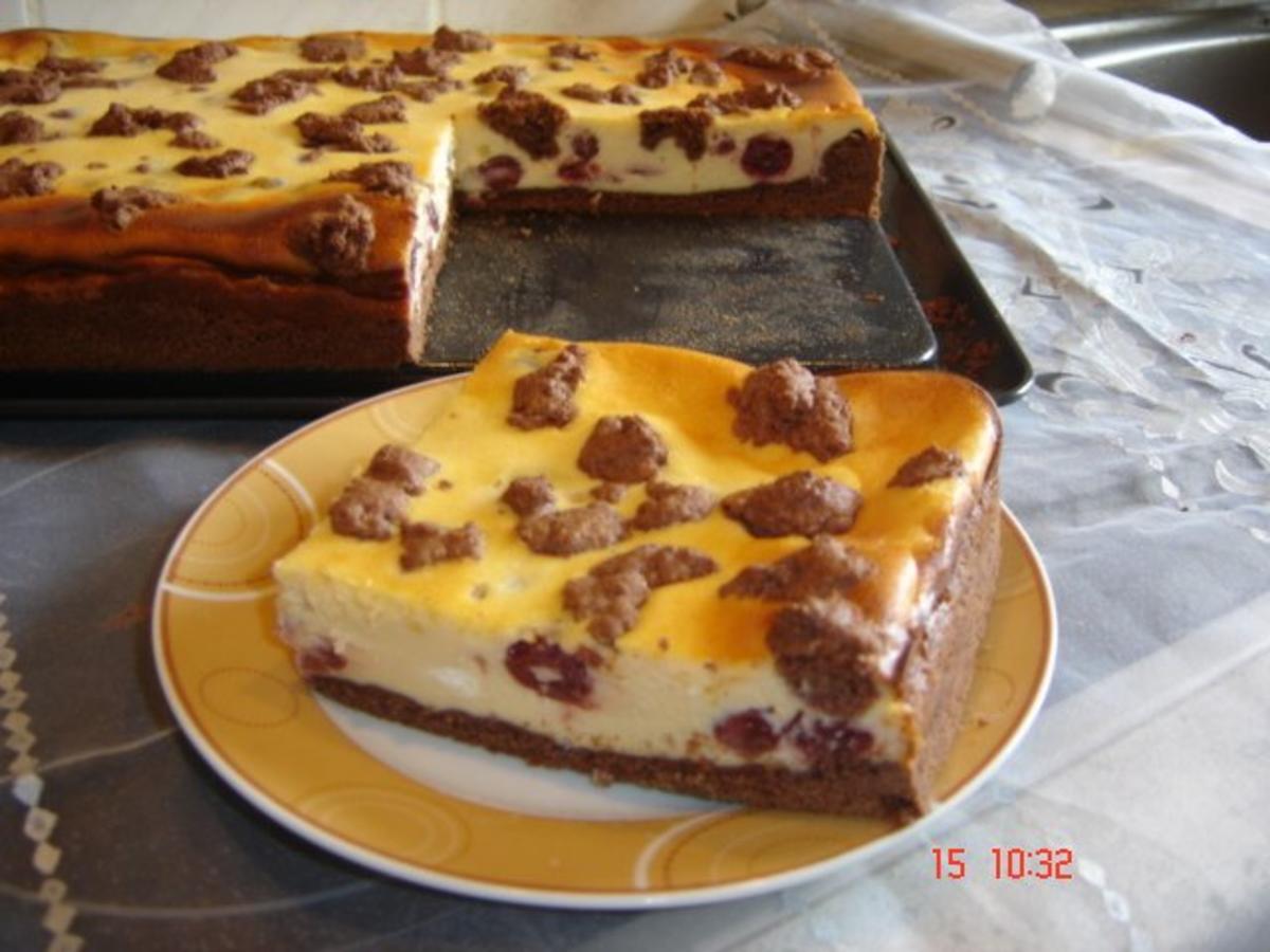 Heimi`s Zupfkuchen mit Kirschen - einfach - 320 kcal/100g
