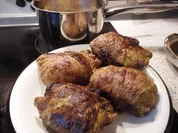 Rouladen mit Rotkohl und Gugelhupfknödel - Rezept