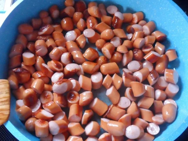 Auflauf/Gratin: Mediterranes Wurstgulasch überbacken mit Parmesan-Kartoffelpüree - Rezept - Bild Nr. 5