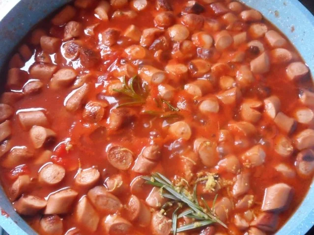 Auflauf/Gratin: Mediterranes Wurstgulasch überbacken mit Parmesan-Kartoffelpüree - Rezept - Bild Nr. 8