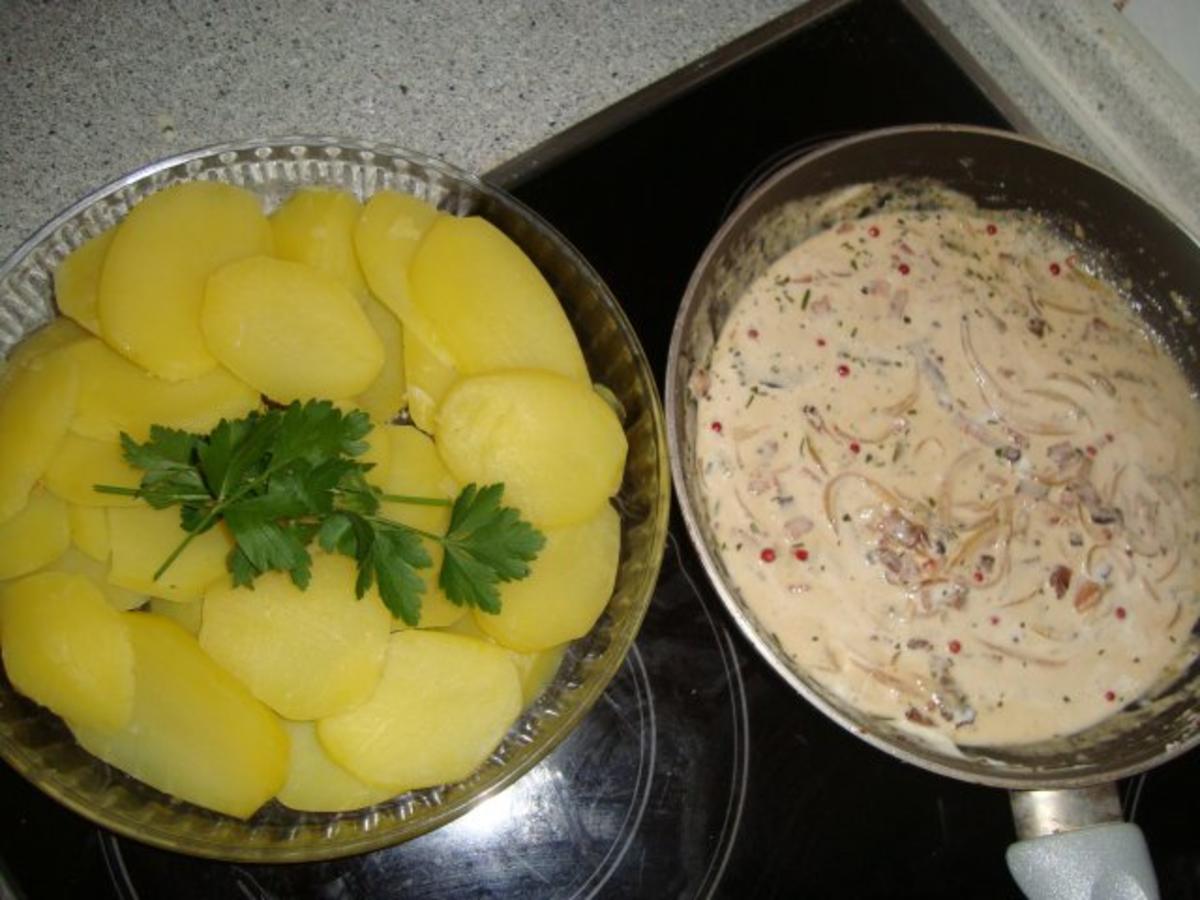 Kartoffelauflauf mit Zwiebeln und Speck - Rezept - Bild Nr. 3