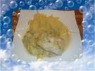 Fisch . Lachs mit Porree - Apfel - Gemüse - Rezept