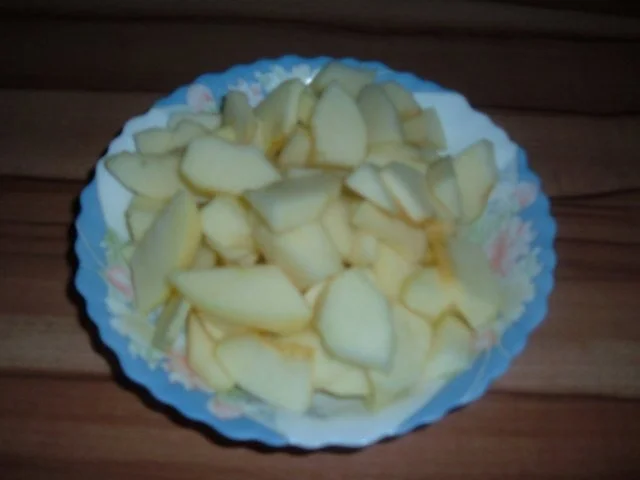 Rezept: Fisch . Lachs mit Porree - Apfel - Gemüse Bild Nr. 4 Fisch . Lachs mit Porree - Apfel - Gemüse - Rezept - Bild Nr. 4