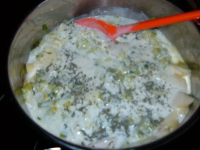 Rezept: Fisch . Lachs mit Porree - Apfel - Gemüse Bild Nr. 6 Fisch . Lachs mit Porree - Apfel - Gemüse - Rezept - Bild Nr. 6