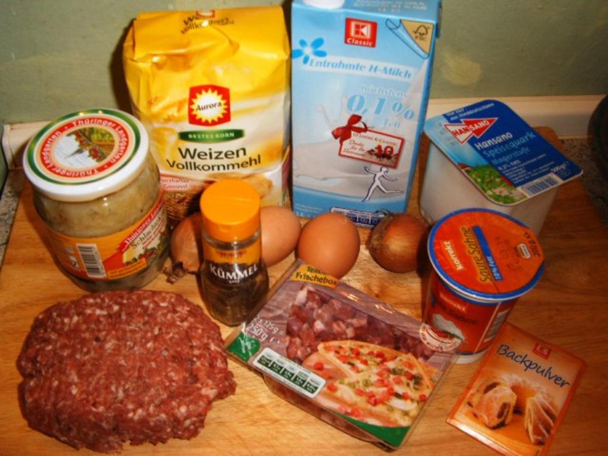 Hackfleisch-Sauerkraut-kuchen - Rezept - Bild Nr. 2