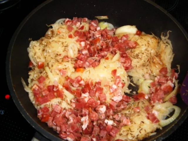 Hackfleisch-Sauerkraut-kuchen - Rezept - Bild Nr. 8