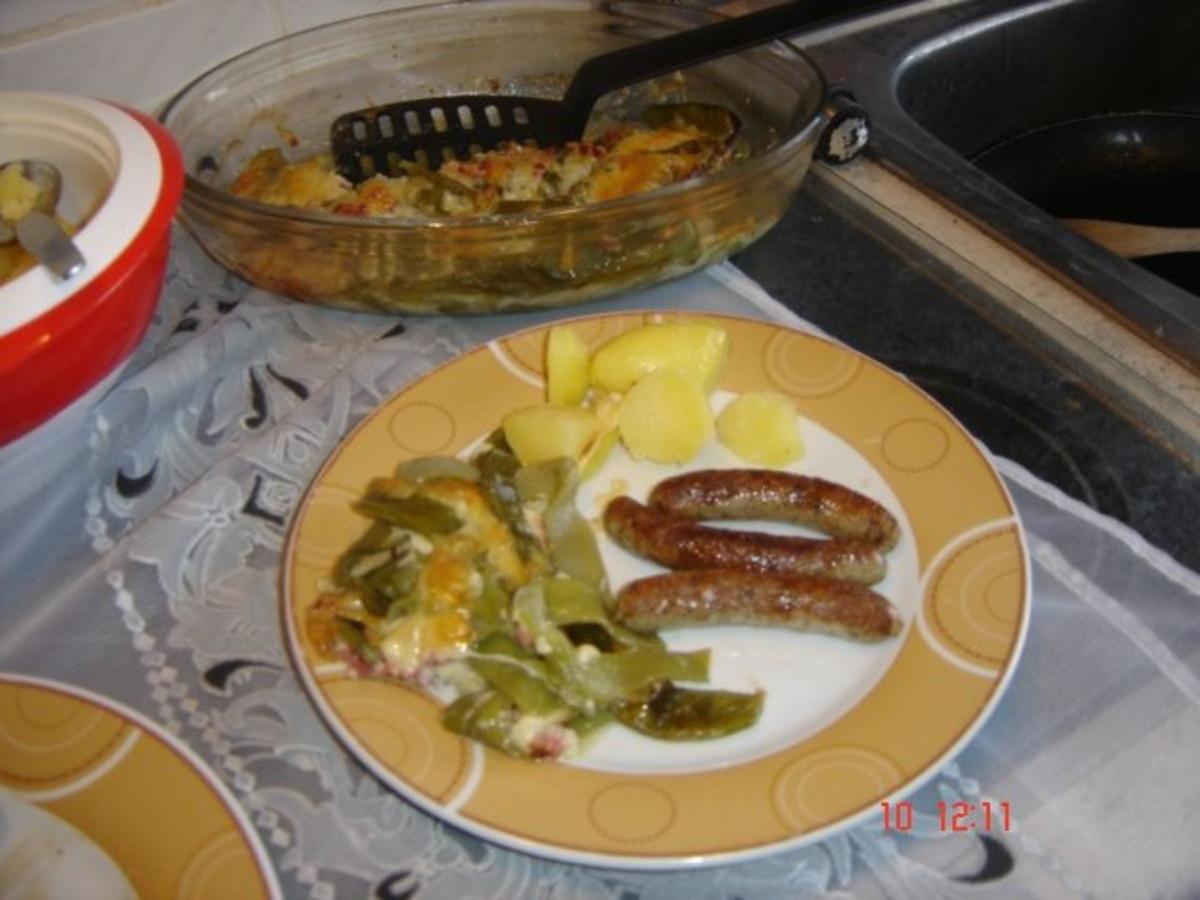 Bilder für Käsebohnnen Rezept