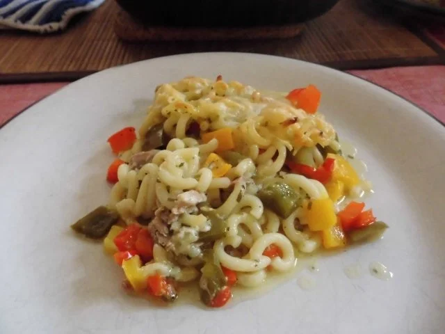 Nudelauflauf - Frühling - - Rezept