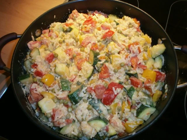 Rezept: Bunte Reispfanne Bild Nr. 2 Bunte Reispfanne - Rezept - Bild Nr. 2