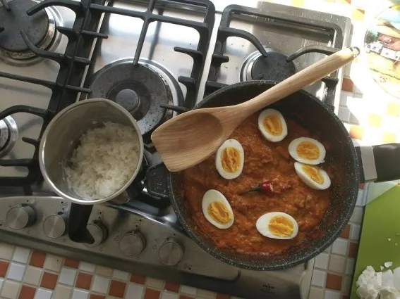 Rezept: Nadan Mutta Kœrri - Eierkœrri im Keralastyle Bild Nr. 4 Nadan Mutta Kœrri - Eierkœrri im Keralastyle - Rezept - Bild Nr. 4