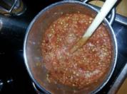 Spaghetti mit Grünkernbolognese - Rezept