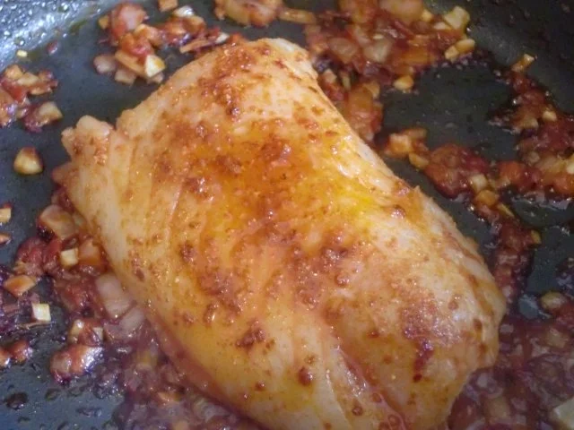 Kabeljau mit Harissa mariniert - Rezept - Bild Nr. 6