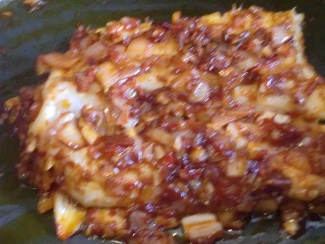 Kabeljau mit Harissa mariniert - Rezept - Bild Nr. 7