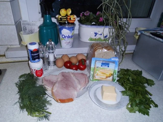 Schinken-Toast mit Kräuter-Eiern - Rezept - Bild Nr. 2