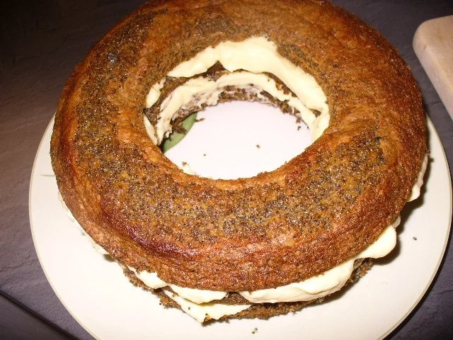 Mohnkuchen, gefüllt mit Buttercreme - Rezept - Bild Nr. 5