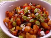 Beilagen: Paprika-Röstkartoffeln mit roten Zwiebeln und Speck - Rezept