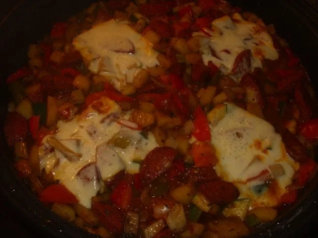 Gemüsepfanne mit Sucuk - Rezept