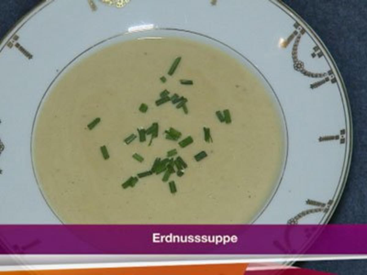 Erdnusssuppe (Peter Hubert) - Rezept