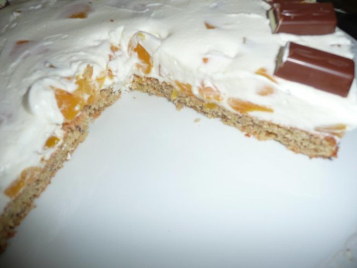 Pfirsich - Sahne - Torte - Rezept - Bild Nr. 6