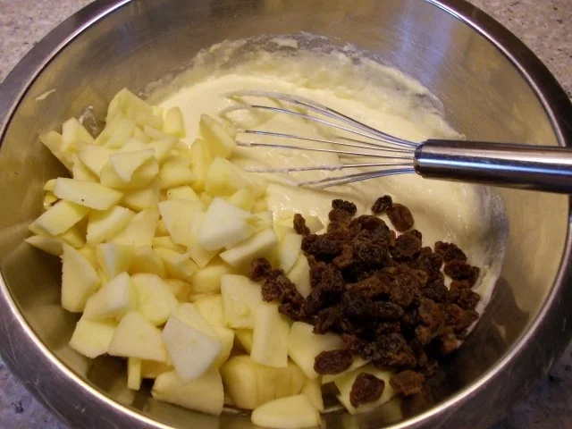 Rezept: Quarkauflauf mit Äpfeln und Rosinen Bild Nr. 5 Quarkauflauf mit Äpfeln und Rosinen - Rezept - Bild Nr. 5