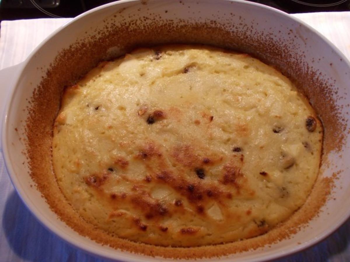 Quarkauflauf mit Äpfeln und Rosinen - schnell &amp; einfach - 113 kcal/100g