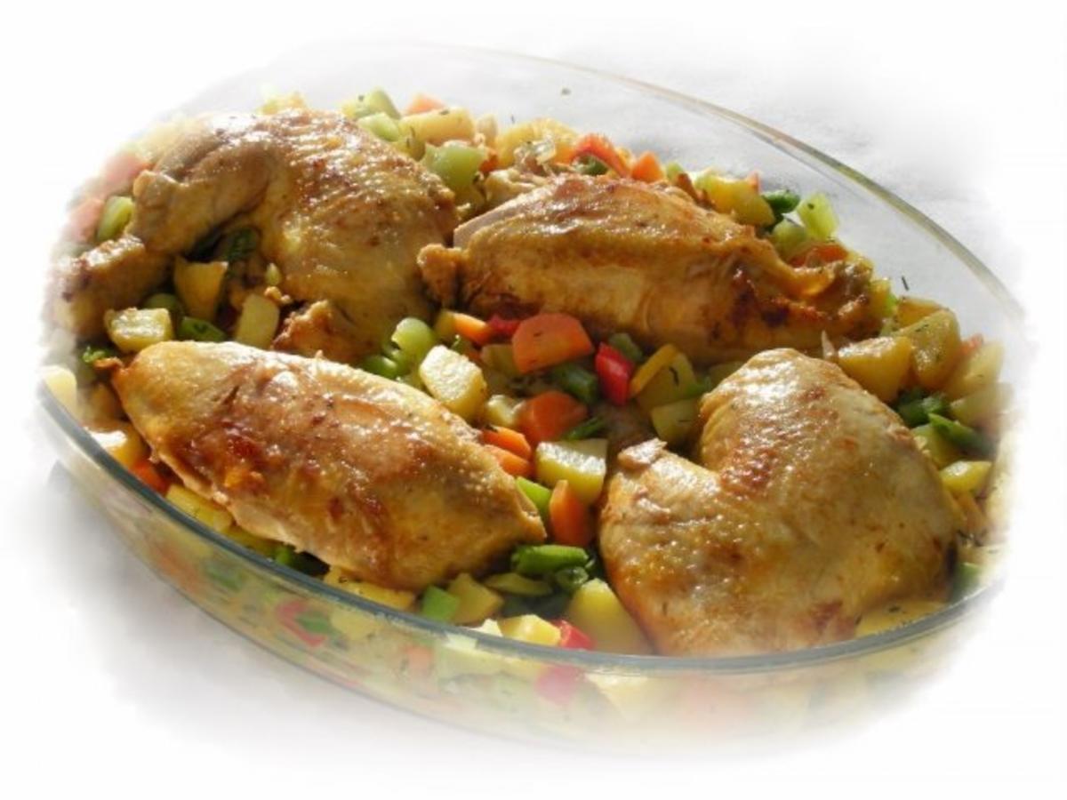 Bulgarisches Gratin  mit Hähnchenfleisch und Gemüse - Rezept - Bild Nr. 11