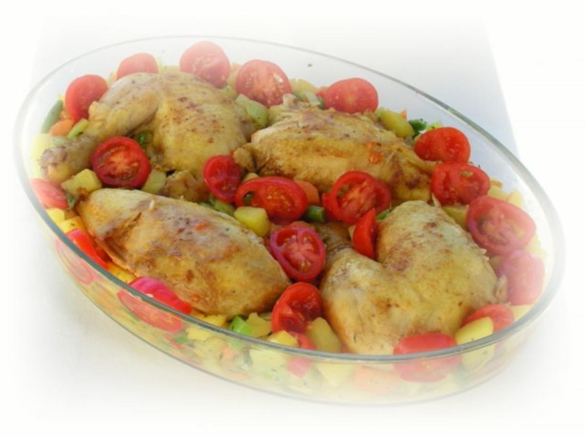 Bulgarisches Gratin  mit Hähnchenfleisch und Gemüse - Rezept - Bild Nr. 12