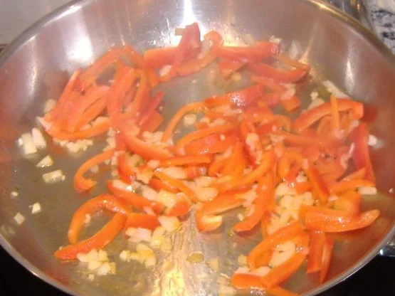 Spanische Pizza mit Austerpilze,Paprika,Ziegenkäse und Iberico Schinken - Rezept - Bild Nr. 3