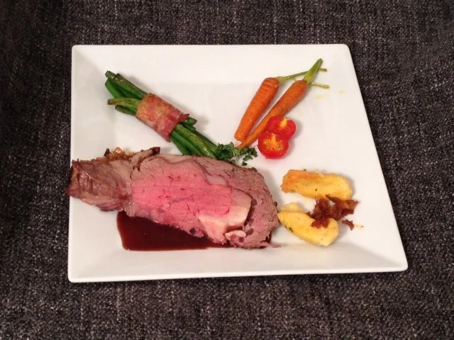 Tomahawk an Speckbohnen & Pommes macaire - Rezept