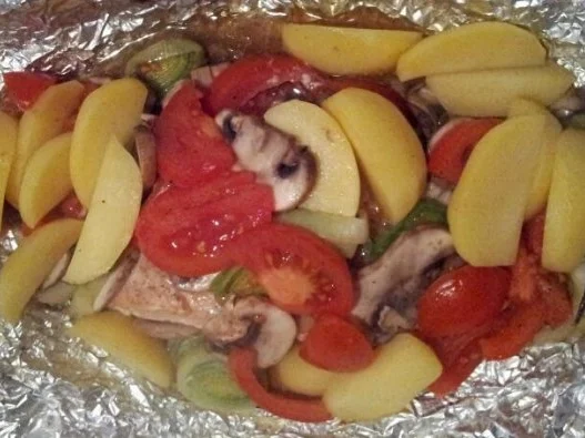 Lachsfilet in Folie - Rezept