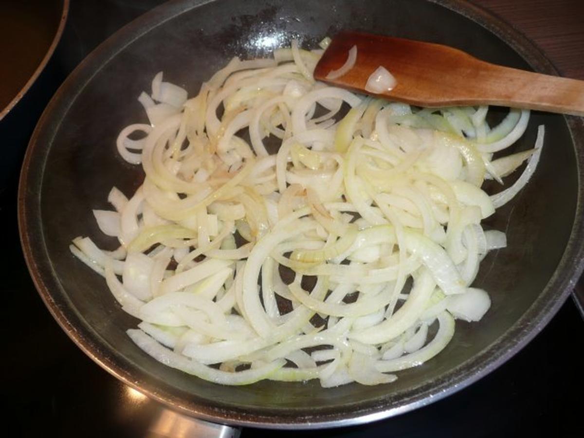 Champignon - Rumpsteak mit Röstzwiebeln . - Rezept - kochbar.de