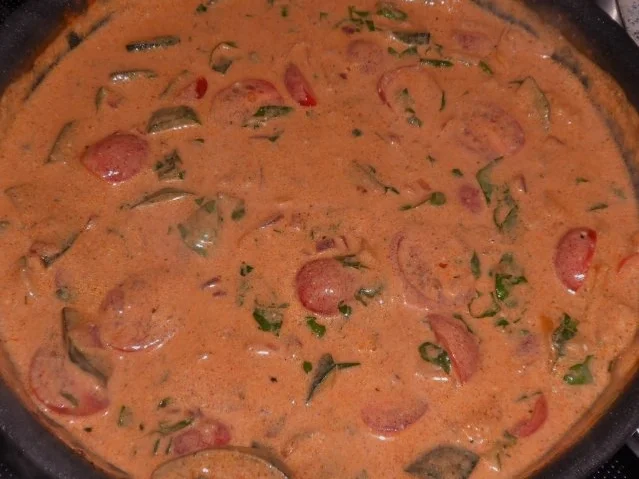 Auflauf/Pasta: Würzig-scharfer Gemüse-Nudel-Auflauf mit Gorgonzola - Rezept - Bild Nr. 9