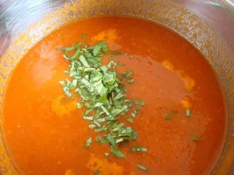 Tomatensüppchen mit "Orientalischer Note" und  Kichererbsen - Rezept - Bild Nr. 12