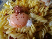 Eier im Nudelnest - Rezept