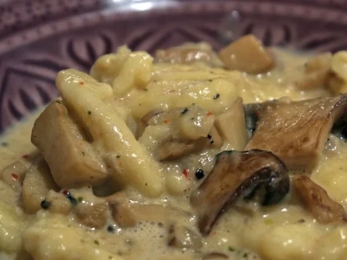 Kräuterseitlings-Ragout mit Gnocchi - Rezept