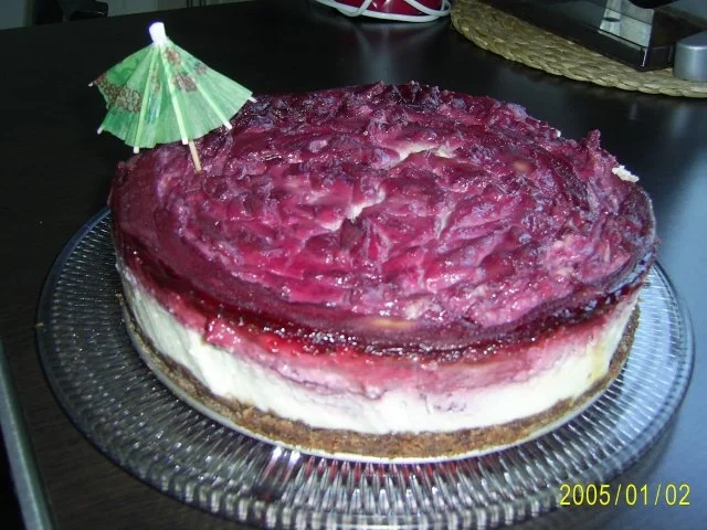 Kuchen: Himbeer-Käsekuchen - Rezept