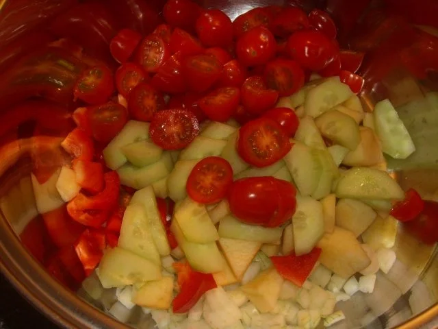 Gemischter Salat mit Joghurt Dressing - Rezept - Bild Nr. 2