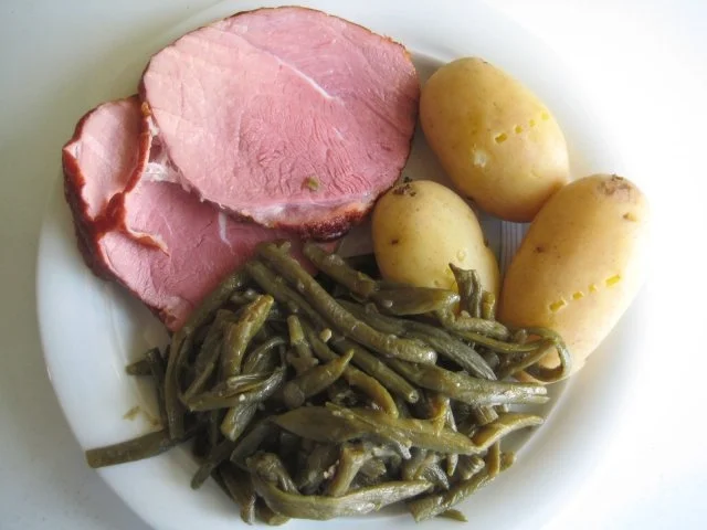 Dörrbohnen mit Rollschinken und Speck - Rezept - Bild Nr. 2