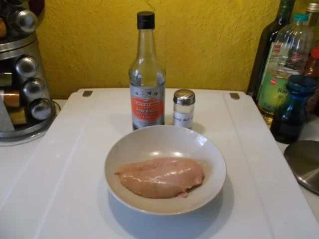 Geflügel: Grillhähnchen mit Gorgonzolasoße - Rezept - Bild Nr. 3