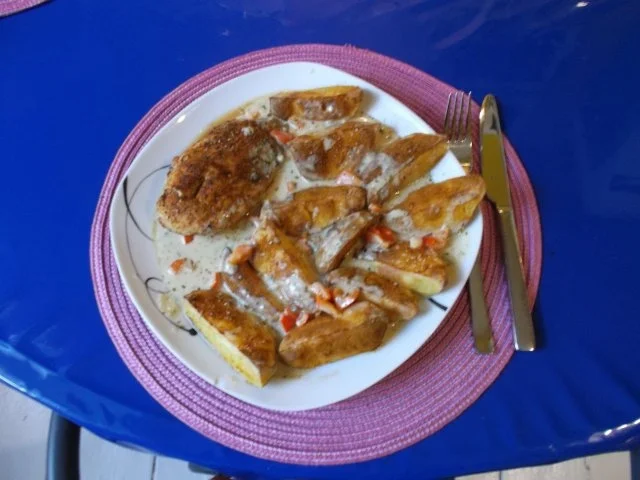 Geflügel: Grillhähnchen mit Gorgonzolasoße - Rezept - Bild Nr. 15