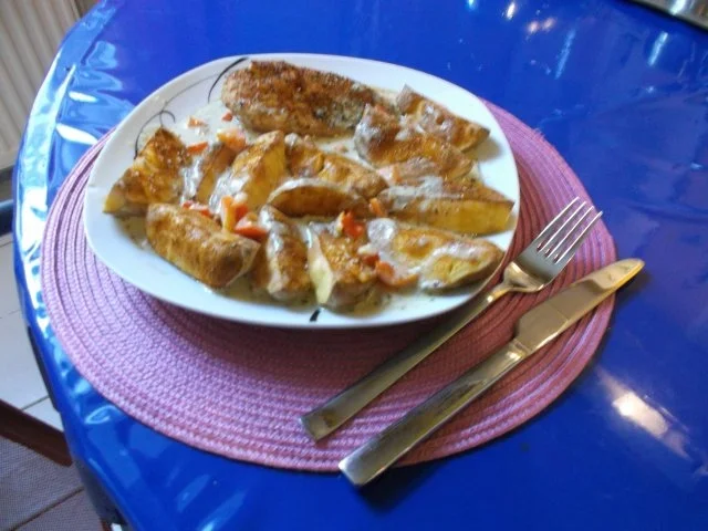 Geflügel: Grillhähnchen mit Gorgonzolasoße - Rezept - Bild Nr. 16