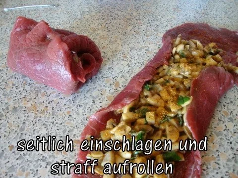 Rinderroulade mit Pilz-Kräuter Füllung - Rezept - Bild Nr. 10