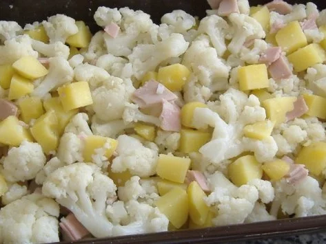 Rezept: Blumenkohlauflauf mit Berg-und Ziegenkäse Bild Nr. 4 Blumenkohlauflauf mit Berg-und Ziegenkäse - Rezept - Bild Nr. 4