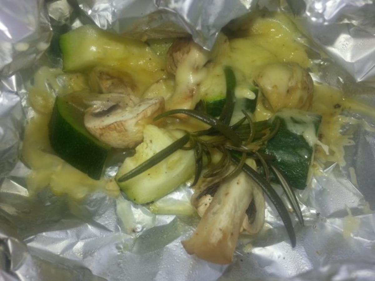 Champignon und Zucchini "Auflauf" - Rezept - Bild Nr. 4