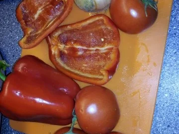 Salate: Tomaten-Paprikasalat - Rezept - Bild Nr. 5