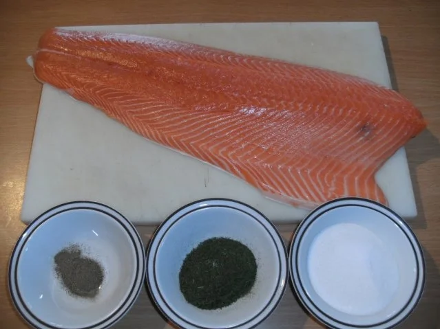 Rezept: Fisch: Graved Lachs - Version 1 Bild Nr. 4 Fisch: Graved Lachs - Version 1 - Rezept - Bild Nr. 4