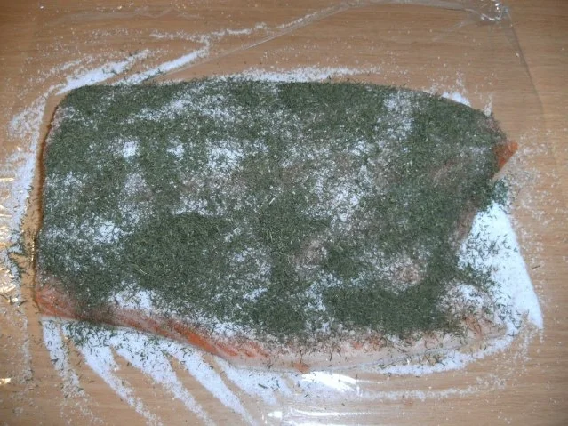 Rezept: Fisch: Graved Lachs - Version 1 Bild Nr. 5 Fisch: Graved Lachs - Version 1 - Rezept - Bild Nr. 5