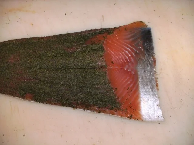 Rezept: Fisch: Graved Lachs - Version 1 Bild Nr. 9 Fisch: Graved Lachs - Version 1 - Rezept - Bild Nr. 9