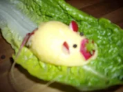 süsse maus auf salat - Rezept